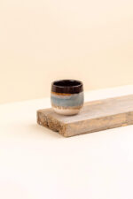 Cache-pot en céramique Wavy terratia de diamètre 6 cm vue de côté